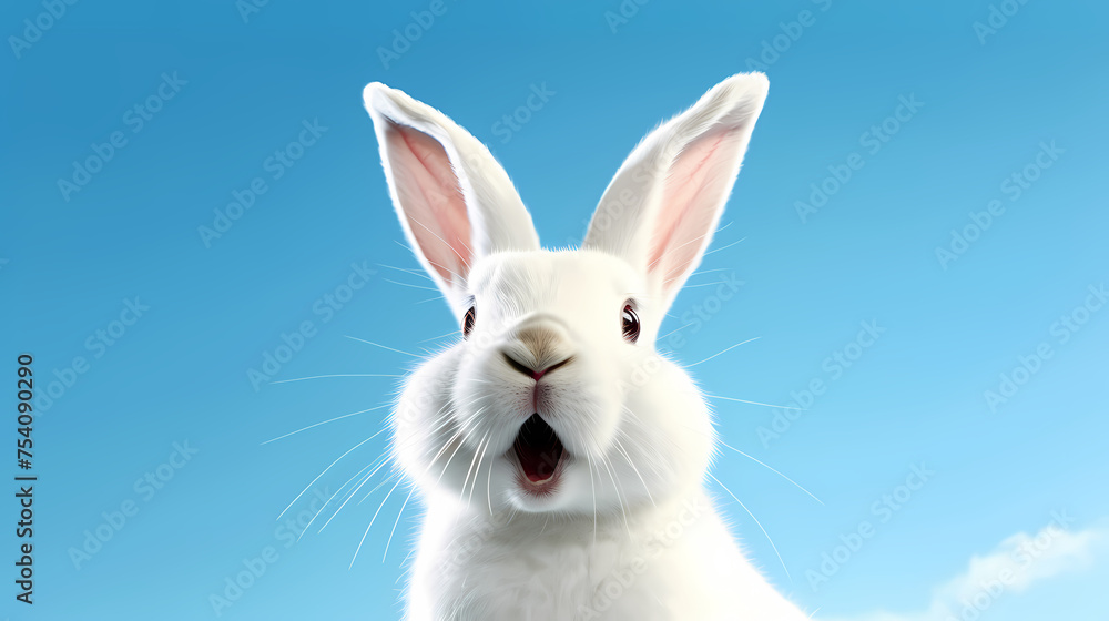 Cute bunny, easter background Cute bunny, easter background