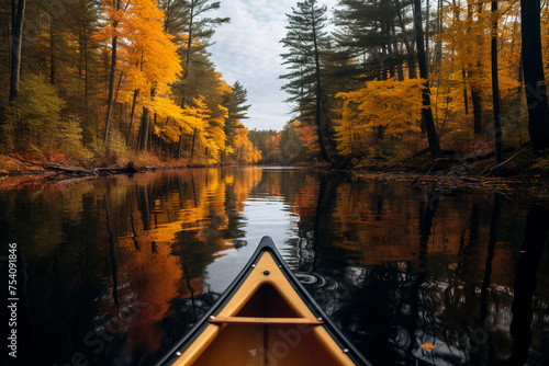Entering fall territory, quiet kayakking