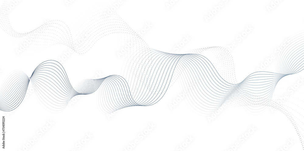 Abstract wavy curve lines background. Modern template abstract design flowing particles wave digital frequency track equalizer. abstract wave line for banner, wallpaper background with wave design. Abstract wavy curve lines background. Modern template abstract design flowing particles wave digital frequency track equalizer. abstract wave line for banner, wallpaper background with wave design.