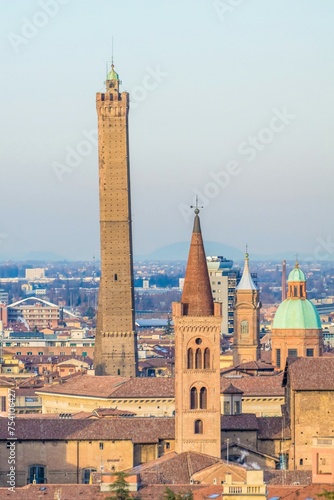 Skyline of Bologna, Italy
