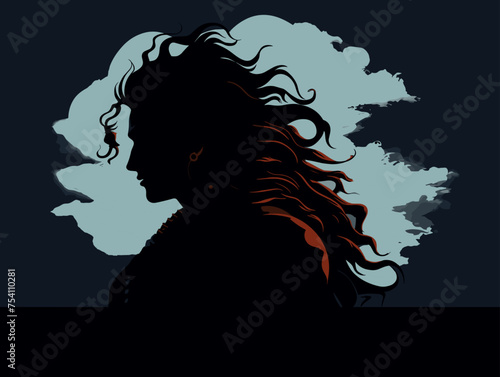 Lord Shiva Silhouette or Masik Shivratri