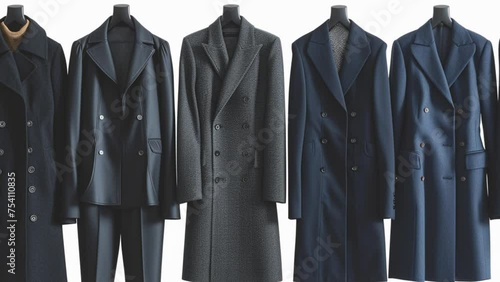 High End Fashion pantsuit, clean white background