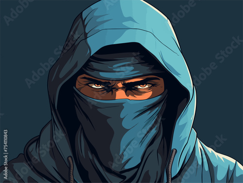 Undercover Ninja is a person dressed as a rogue ninja