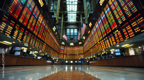 a stock trading market photo