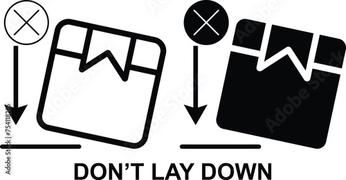 Do not lay down B/W icon set. Editable Set of Delivery and Logistics web icons in line & fill style. High quality business icon set of Logistics