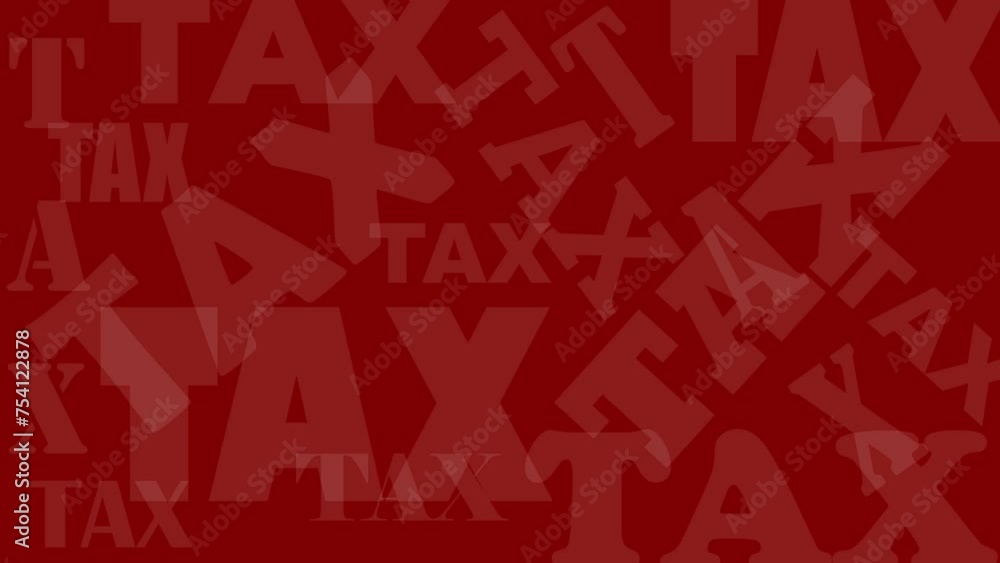 Tax Day animated text Tax Day animated text
