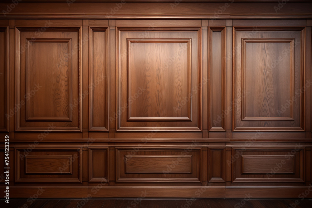 Luxury wood paneling background or texture. highly crafted classic traditional wood paneling, with a frame pattern, often seen in courtrooms, premium hotels, and law offices Luxury wood paneling background or texture. highly crafted classic traditional wood paneling, with a frame pattern, often seen in courtrooms, premium hotels, and law offices