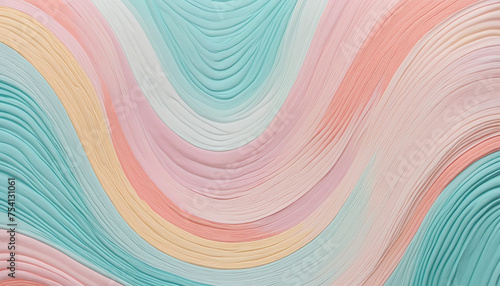 Pastel Textured wave Abstract Wallpaper