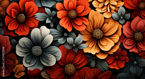 abstract floral  background