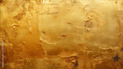 Shimmering gold leaf texture, luxury, fine detail © Anuwat