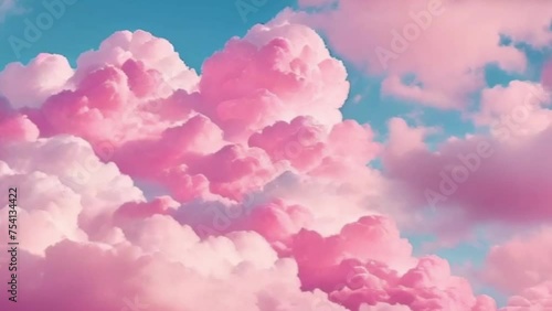 pink clouds in the sky