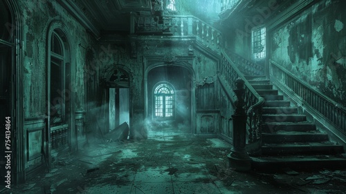 Unsettling whispers echoing in the halls of a long-forgotten mansion