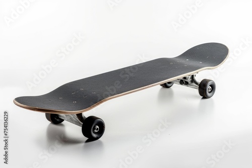Black and White Skateboard: The Thrill of Skateboarding in Action
