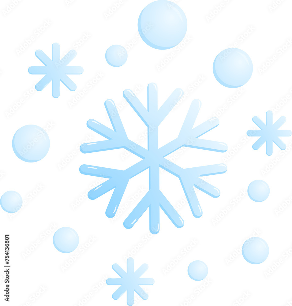blue snowflake and Snowball winter symbol forcast wheather isolate illustration gradient design blue snowflake and Snowball winter symbol forcast wheather isolate illustration gradient design