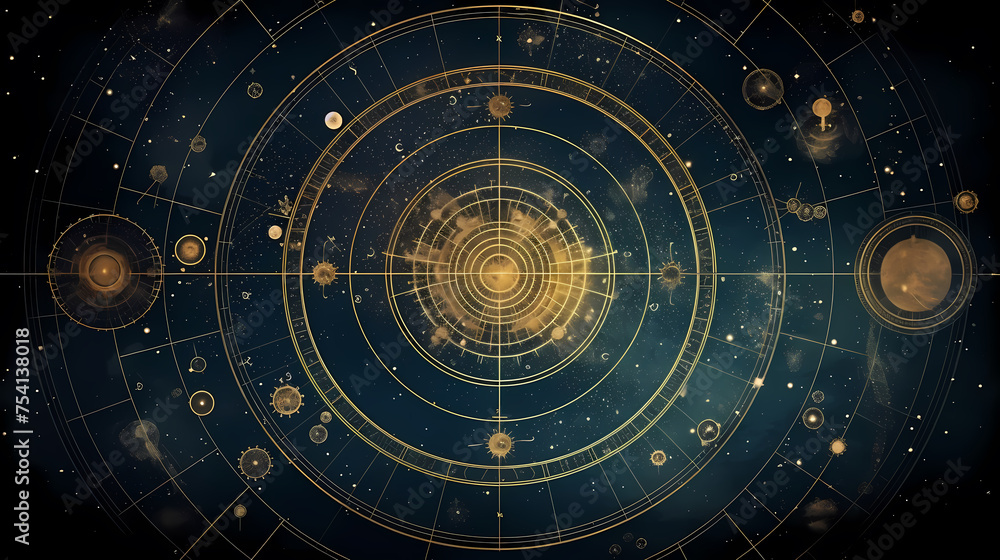 Obraz premium Abstract digital and futuristic technology background