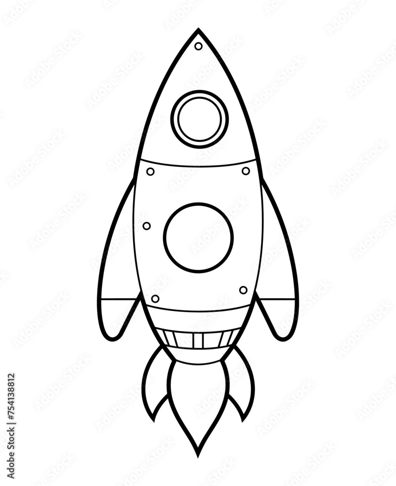 Cute and funny coloring page of a rocket. Provides hours of coloring fun for children. To color this page is very easy. Suitable for little kids and toddlers. Cute and funny coloring page of a rocket. Provides hours of coloring fun for children. To color this page is very easy. Suitable for little kids and toddlers.