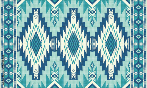 American tribal ethnic native pattern.Traditional Navajo,Aztec,Apache,Southwest and Mexican style fabric pattern.Abstract vector motifs pattern.For fabric,clothing,blanket,carpet,woven,wrap,decoration