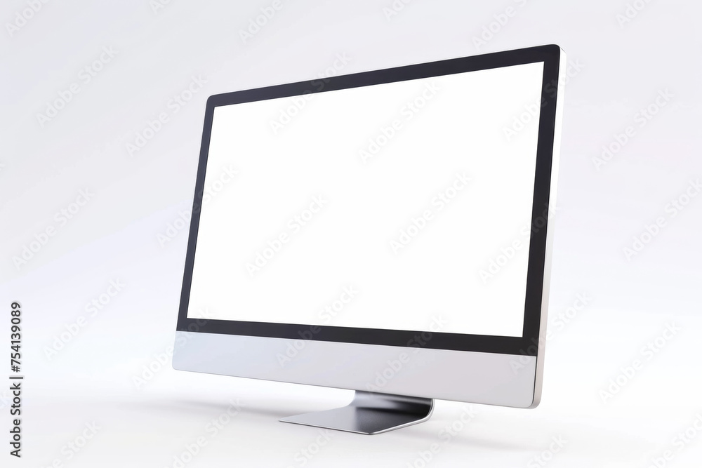 Computer Screen A modern 3D computer monitor Computer Screen A modern 3D computer monitor