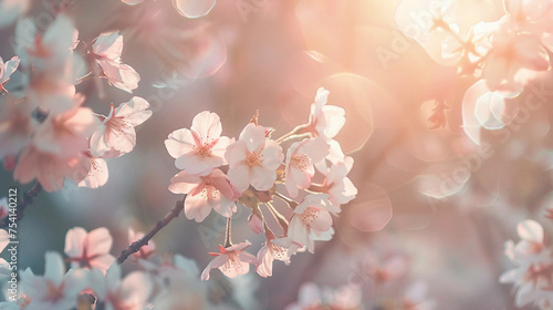 springtime cherry blossom photo