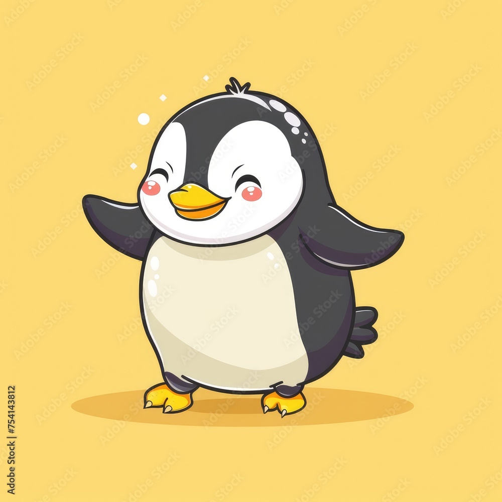 Obraz premium penguin dancing