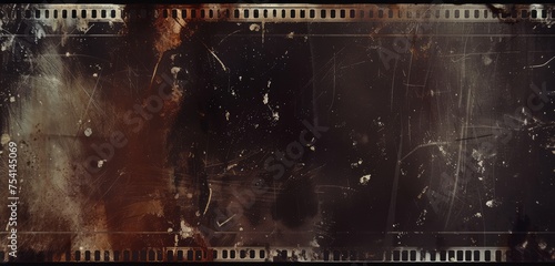 Grunge Style Old Film Negative Texture