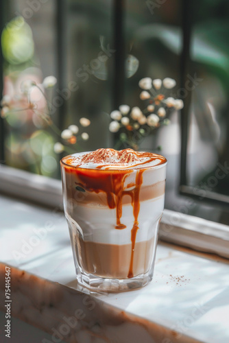 delicious Iced Coconutmilk Mocha Macchiato - Espresso coconut milk