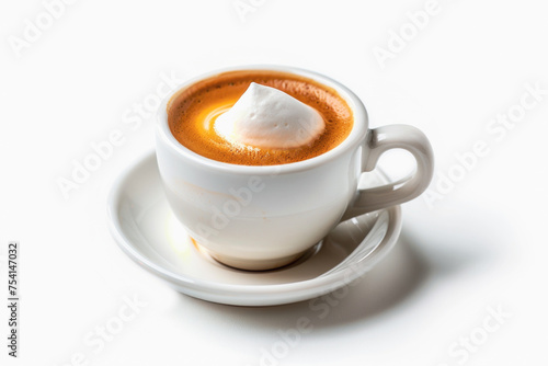 delicious Macchiato - A shot of espresso marked with a dollop of frothed milk in an espresso cup