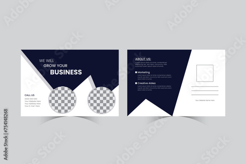 Postcard design template