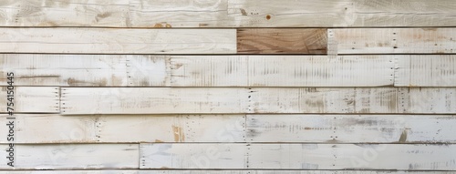 Rustic White Wooden Planks Textured Background photo