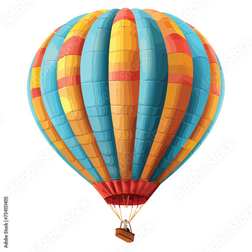 A hot air balloon vector illustration