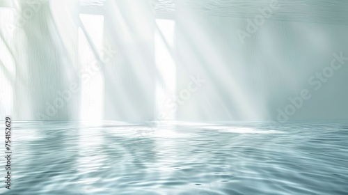Abstract Indoor Water Reflection with Sunlight