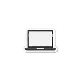  Laptop icon isolated on transparent background