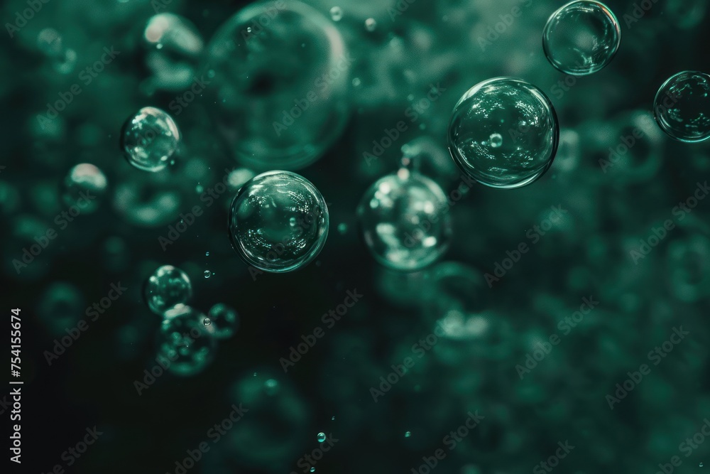 Dark and moody bubble textures with a mysterious and intriguing vibe