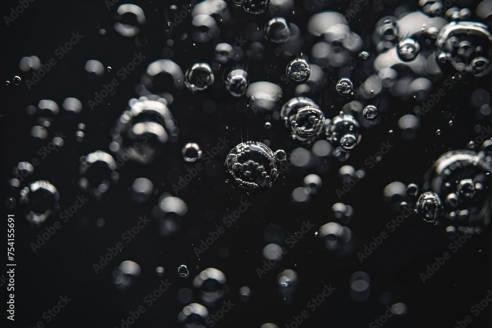 Dark and moody bubble textures with a mysterious and intriguing vibe Dark and moody bubble textures with a mysterious and intriguing vibe