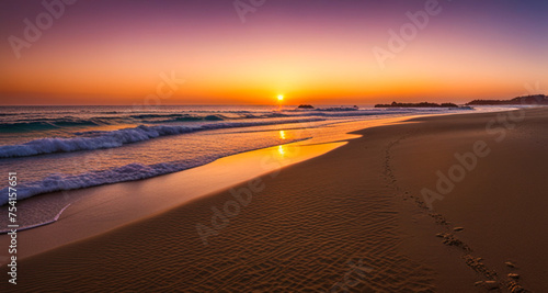 sunset at the beach © Juan Antonio 