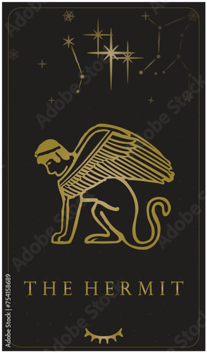 Tarrot designs message single cards 