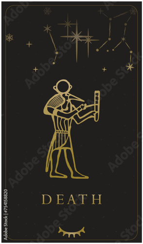 Tarrot designs message single cards 