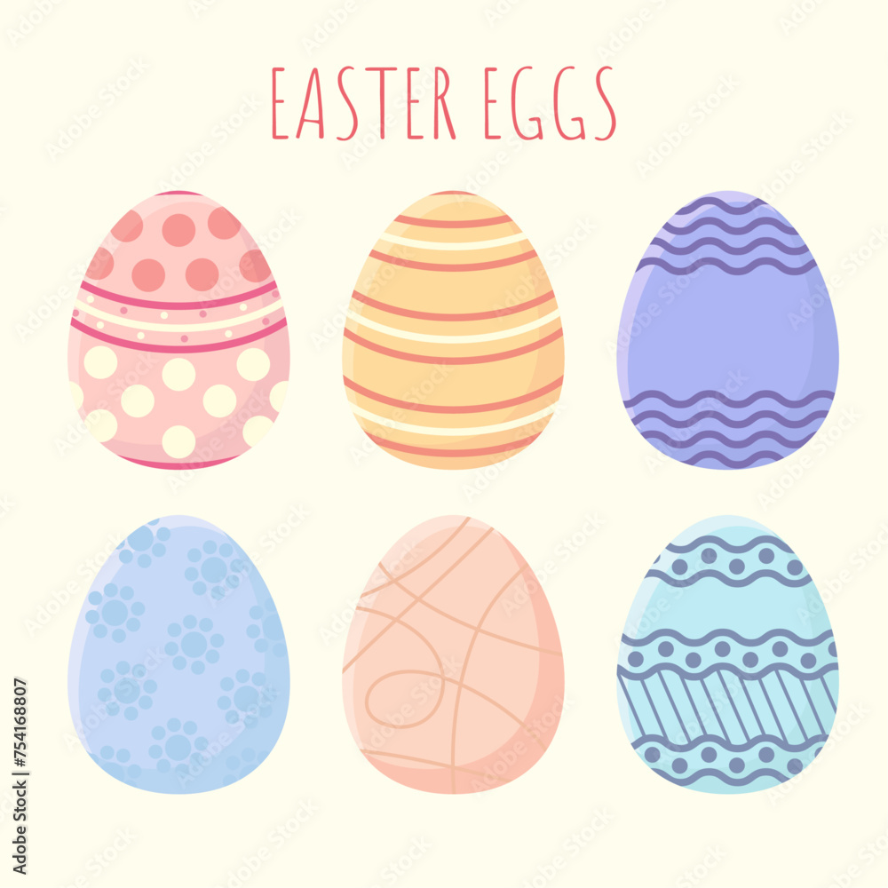 easter eggs set easter eggs set