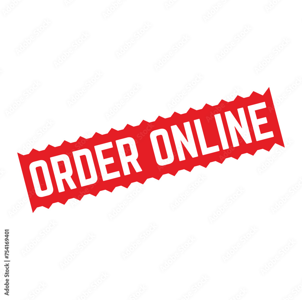 Fototapeta premium order online Rubber stamp design. VECTOR ILLUSTRATION. 