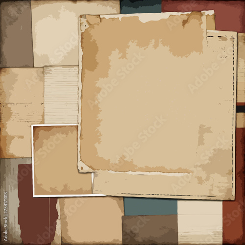 Papier. copy-space area
