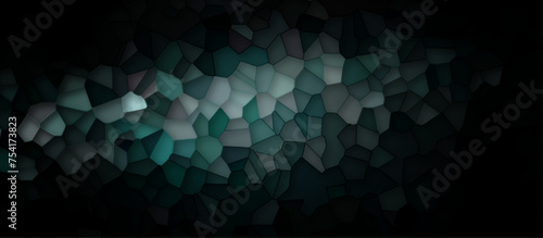 colorfull stains broken glass tile dark background. geometric pattern with 3d shapes vector Illustration. multicolor broken wall paper in decoration. low poly crystal mosaic background.