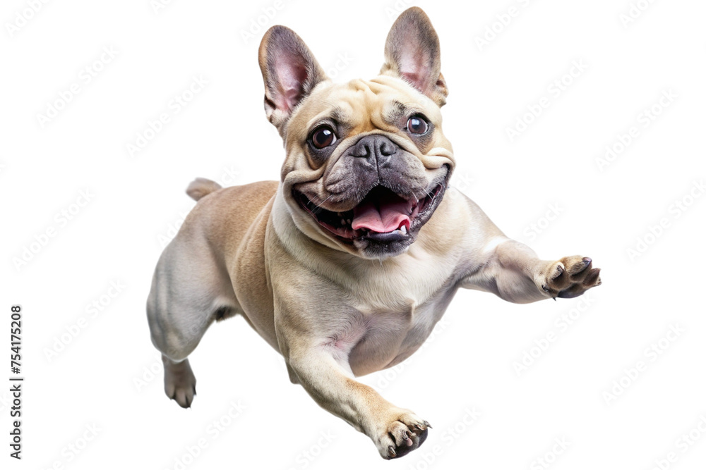 french bulldog dog on a transparent background