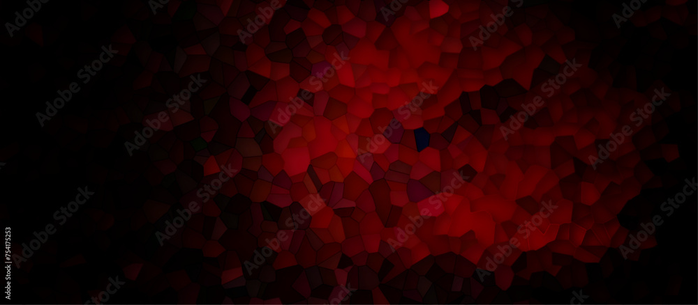 pastel light red stain glass broken tile dark background. geometric pattern with 3d shapes vector Illustration. red broken wall paper in decoration. low poly crystal mosaic background. pastel light red stain glass broken tile dark background. geometric pattern with 3d shapes vector Illustration. red broken wall paper in decoration. low poly crystal mosaic background.