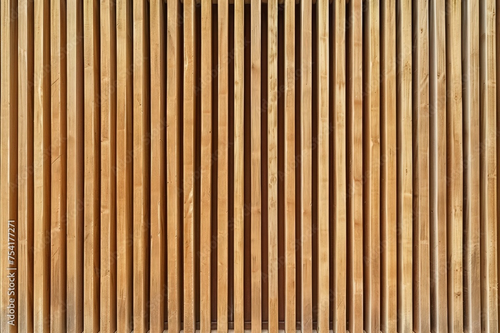 Close Up of Wooden Slatted Wall Close Up of Wooden Slatted Wall