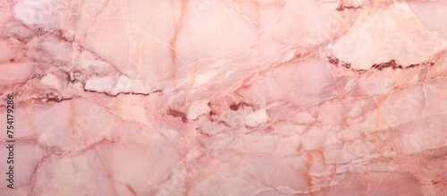 This close-up view showcases the intricate pink marble texture, perfect for interior and exterior home decoration.