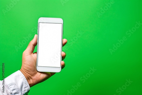 a hand holding a white phone