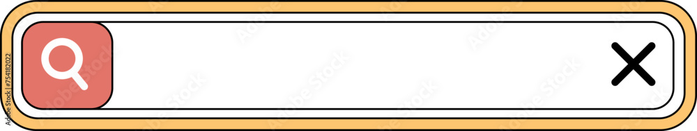 Seacrh Bar Illustration Seacrh Bar Illustration