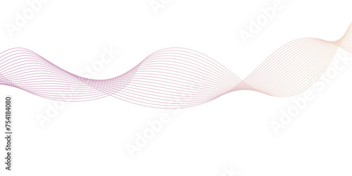 Vector wavy symbol carve Abstract blend wave lines and technology background. soundwave futuristic line abstract stripe design. digital mesh abstract, vector blurred soft blend.