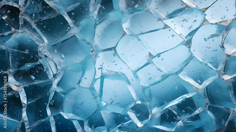 Ice texture crack surface, abstract winter background Ice texture crack surface, abstract winter background