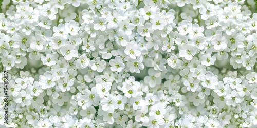 Background of a seamless pattern with adorable little flowers. Generative Ai